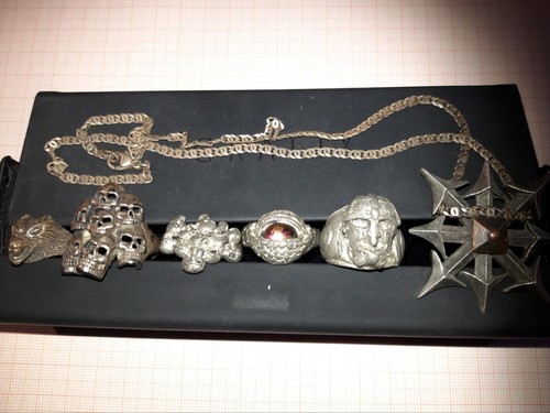 Gothik biker ringe und - 5,