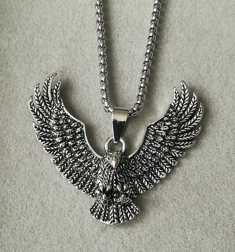 Adler anhänger mit halskette - adler,