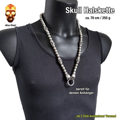 Skull totenkopf kugelkette - totenkopf,