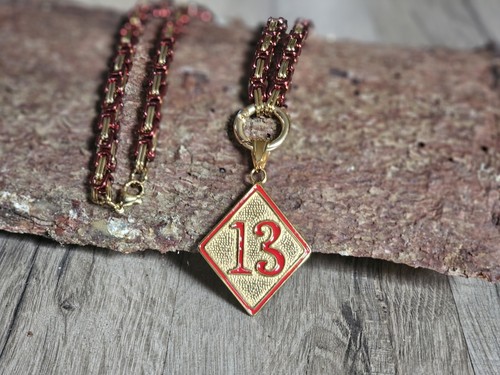 Raute rot gold edelstahl - rot,