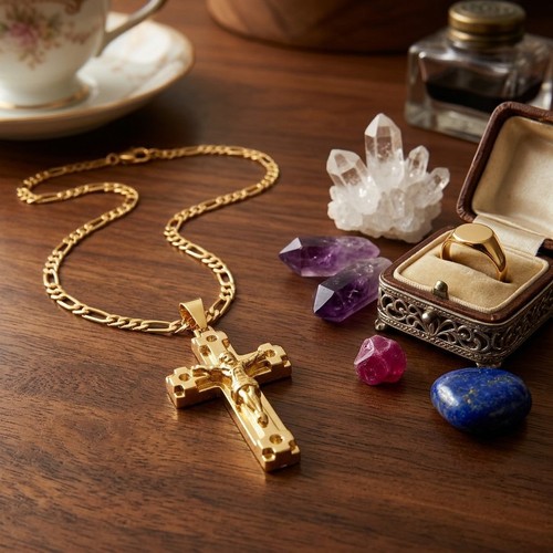 18k figaro kette vergoldet - 18k,