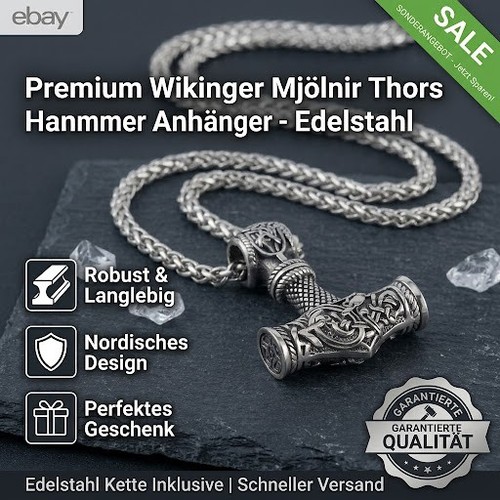 Wikinger kette mjölnir - wikinger,