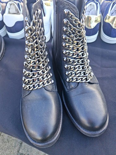 Unisex biker stiefel schwarz - biker-stiefel,
