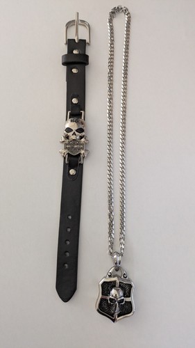Harley leder armband - harley, und