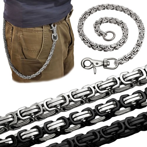 Bikerkette aus edelstahl - bikerkette,
