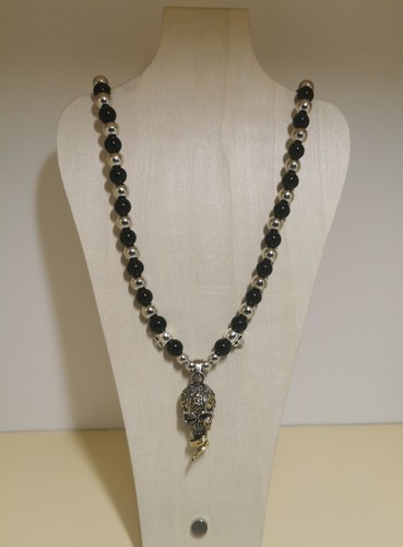 Handgemachte halskette onyx - handgemachte,